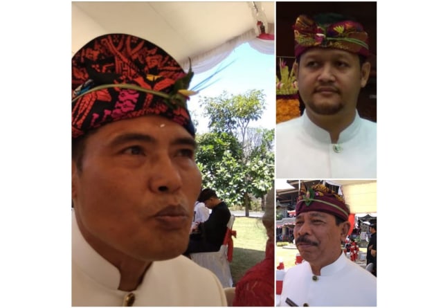 Made Rai Warsa (Wartawan), I Bagus Alit Saputra (Tokoh Baladika) dan Ketut Rochineng (Tokoh Laskar Bali) - kanalbali/KR13