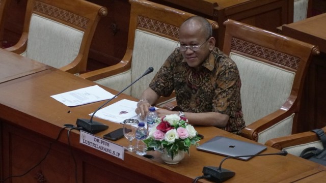 Pius Lustrilanang saat mengikuti Uji Kelayakan dan Kepatutan Calon Anggota BPK di Komisi XI DPR RI, Jakarta, Senin (2/9/2019). Foto: Jamal Ramadhan/kumparan