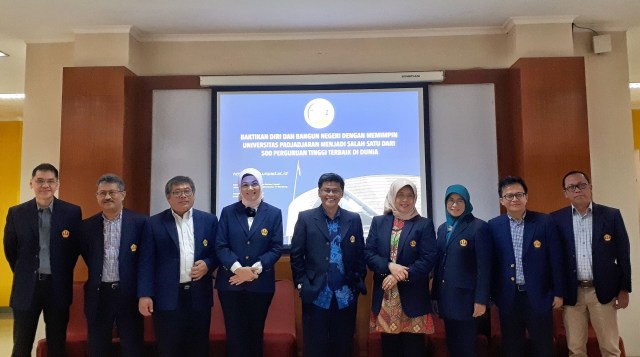 Sembilan bakal calon Rektor Unpad (Foto: Assyifa)