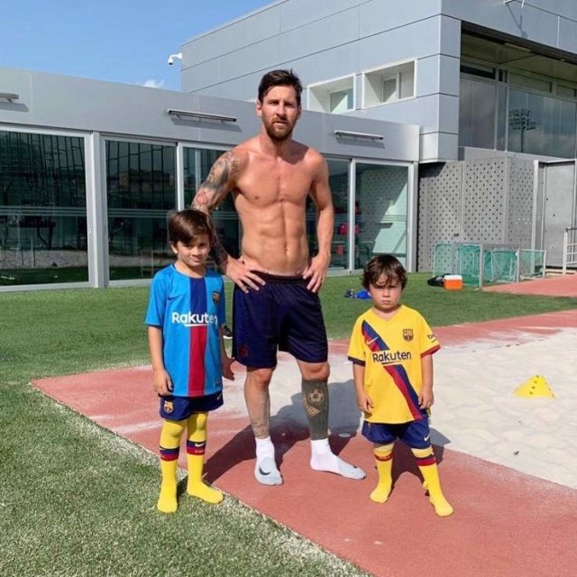 Keluarga Lionel Messi. Foto: Instagram/ @leomessi