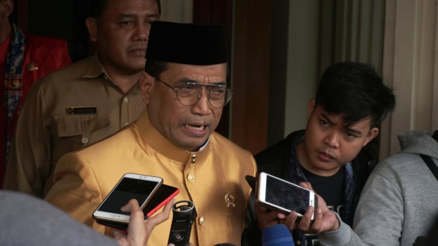 Menteri perhubungan, Budi Karya Sumadi di Kemenkopolhukam. Foto: Iqbal Firdaus/kumparan