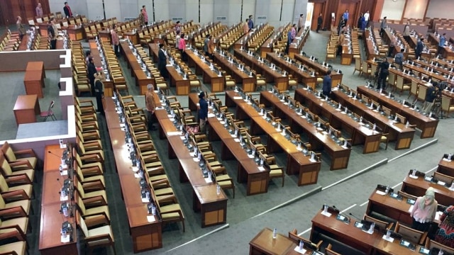 Rapat Paripurna ke-6 Masa Sidang I Tahun 2019-2020. Foto: Rafyq Panjaitan/kumparan