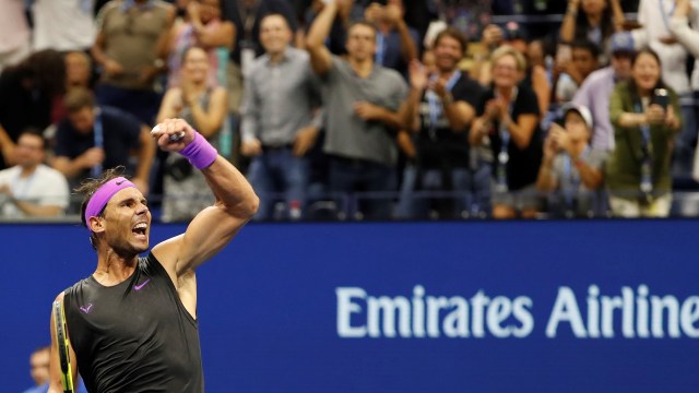 Rafael Nadal di AS Terbuka 2019. Foto: Geoff Burke-USA TODAY Sports/REUTERS