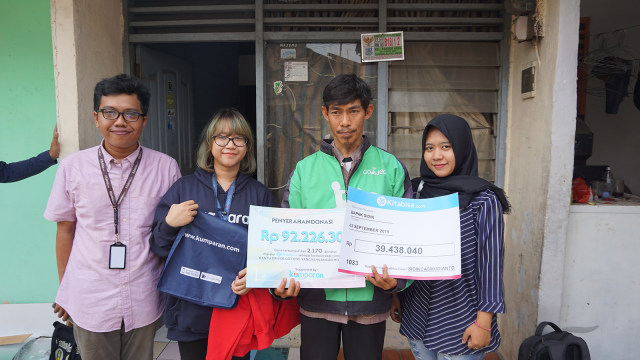 Crowdfunding Driver Go-food yang Kehilangan Motor