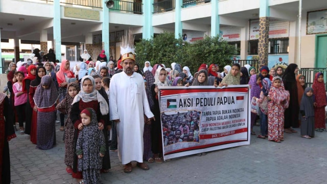 Foto: Warga Palestina Gelar Aksi dan Doa untuk Perdamaian Papua (49955)