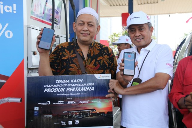 com-Pertamina merayakan hari pelanggan Foto: Dok. Pertamina