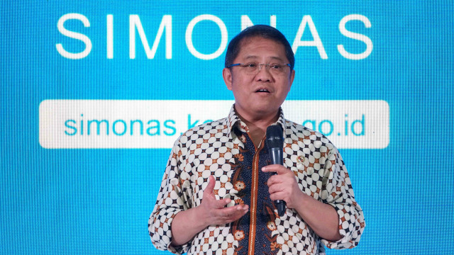 Eks Menteri Komunikasi dan Informatika Rudiantara memberi sambutan di peluncurkan program Digital Talent Scholarsip "SIMONAS" Jakarta, Kamis (5/9). Foto: Irfan Adi Saputra/kumparan