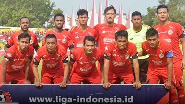 Skuad tim Semen Padang FC (Foto: Dok. Semen Padang FC)