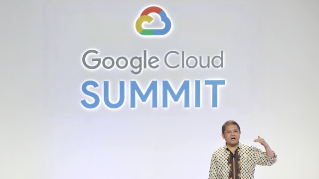 Menkominfo Rudiantara di Google Cloud Summit 2019 di JIExpo Kemayoran, Jakarta, Kamis (5/9). Foto: Google
