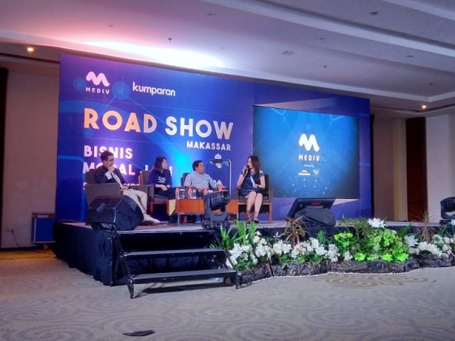 Road show Mediv di Hotel Four Points di Kota Makassar, Kamis (5/9)