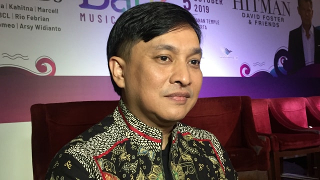 yovie widianto di preskon Batik Music Festival
