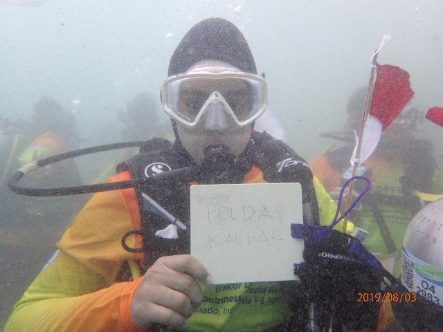 Bripda Bella Bangga Dua Kali Ikut Pecahkan Rekor Selam (953317)