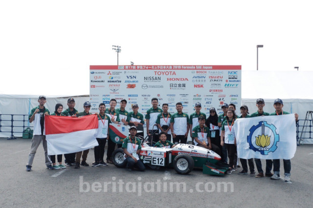 Tim Anargya ITS Raih Prestasi di Ajang Student Formula Japan 2019