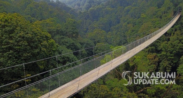 Jembatan Situgunung, Kecamatan Kadudampit, Kabupaten Sukabumi. | Sumber Foto:Istimewa.