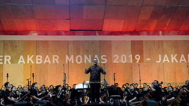 Foto Anies Dan Susi Hadiri Konser Akbar Monas 2019 