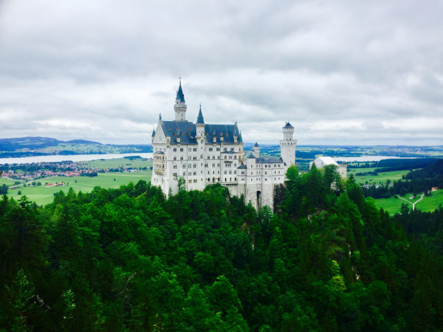 Kastil Cinderella Neuschwanstein di Jerman. Foto: Daniel Chrisendo/kumparan