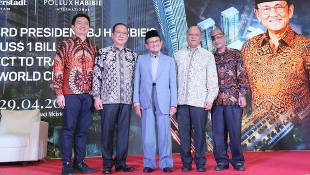 BJ Habibie, Peresmian apartemen Erlessen Tower, Batam