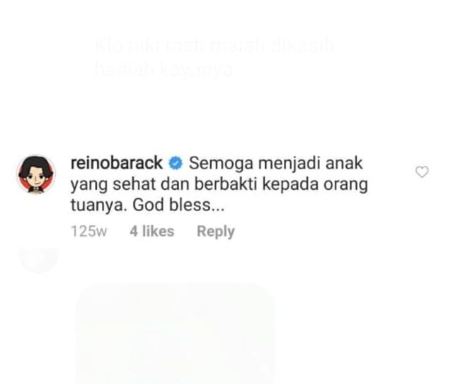 Postingan doa dari Reino Barack (NOT COVER)