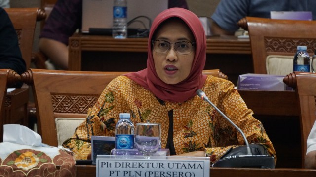 Plt Direktur Utama Perusahaan Listrik Negara (PLN) Sripeni Inten Cahyani