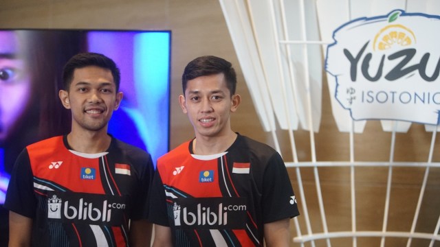 Ganda putra unggulan Indonesia untuk YUZU Indonesia Masters 2019, Fajar Alfian/Muhammad Rian Ardianto. Foto: dok. PBSI