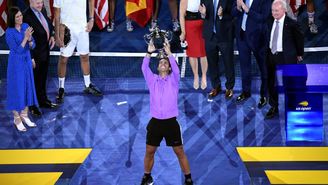 Rafael Nadal juara AS Terbuka 2019 Foto: Danielle Parhizkaran-USA TODAY Sports/REUTERS