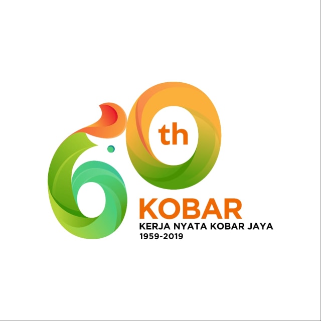 Logo resmi HUT ke 60 Kabupaten Kotawaringin Barat.