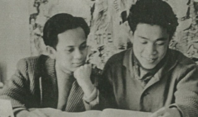 BJ Habibie dan Liem Keng Kie (kanan). Foto: Dok. Istimewa