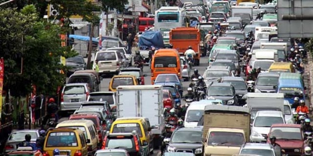 Foto: Kondisi jalan yang macet di jalan sukajadi kota Bandung/inilah.com