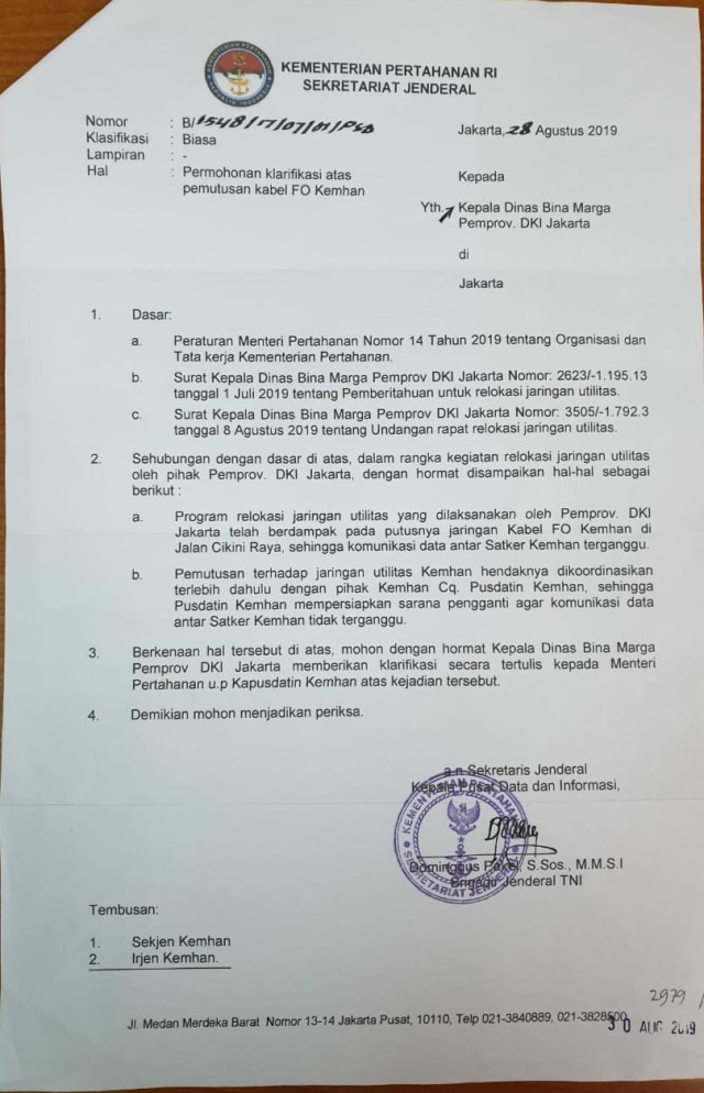 Anies Soal Pemotongan Kabel Optik Bina Marga Bekerja Sesuai Aturan Kumparan Com