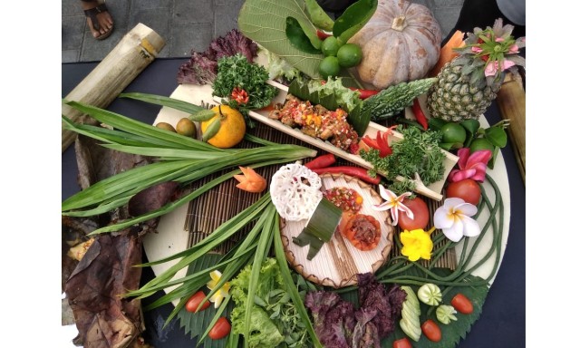 Bahan-bahan dasar untuk memasak menu khas Bali yang istimewa (kanalbali/KR13)