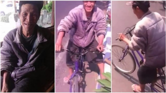 Kakek 50 Tahun Bersepeda Solo-Pasuruan demi Kembalikan Dompet Jatuh