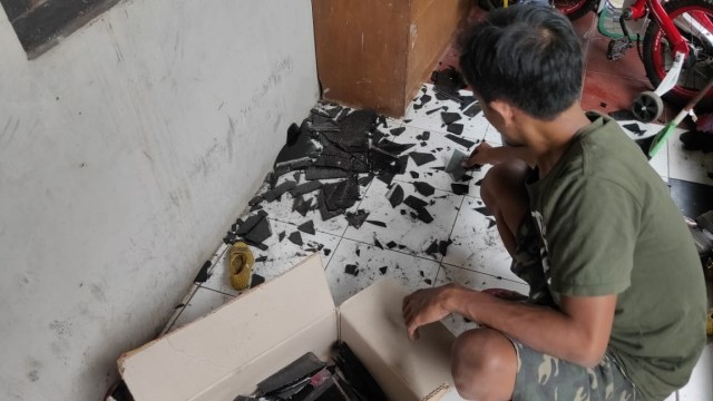 Ledakan Gudang di Mako Brimob Semarang, Kondisi rumah warga