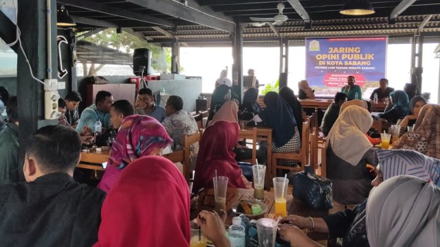 Diskusi publik menjaring potensi wisata di Sabang. Dok. Panitia