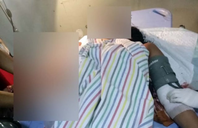 Ibu yang dibacok anaknya mendapat perawatan intensif di RSUD Mardi Waluyo Kota Blitar