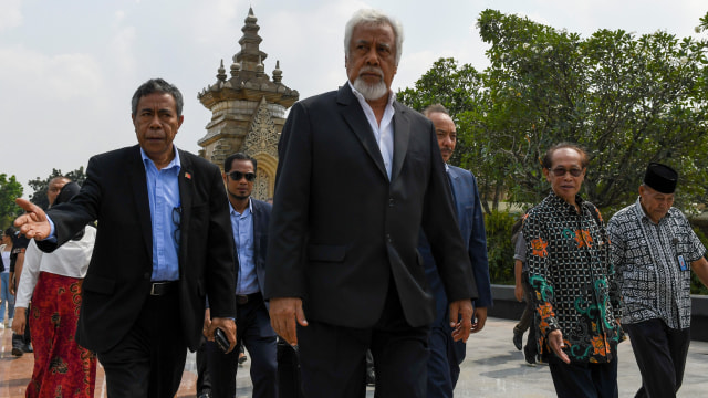 Foto: Xanana Gusmao Ziarah ke Makam BJ Habibie (472114)