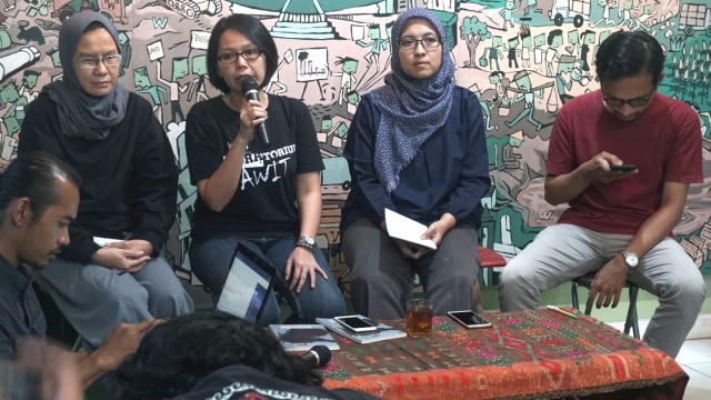 Konferensi pers terkait surat terbuka WALHI kepada presiden RI berserta menteri tentang Indonesia darurat asap