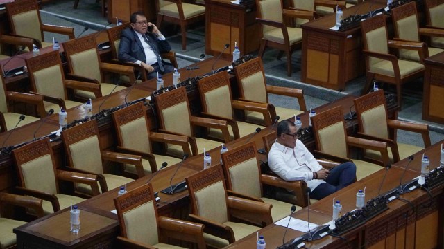 Suasana Rapat Paripurna pengesahan pimpinan KPK terpilih periode 2019-2023 di Kompleks Parlemen Senayan, Jakarta, Senin (16/9/2019). Foto: Irfan Adi Saputra/kumparan