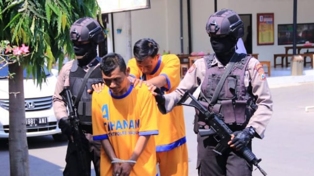 Dua pelaku pembobolan brankas ditangkap Polres Madiun