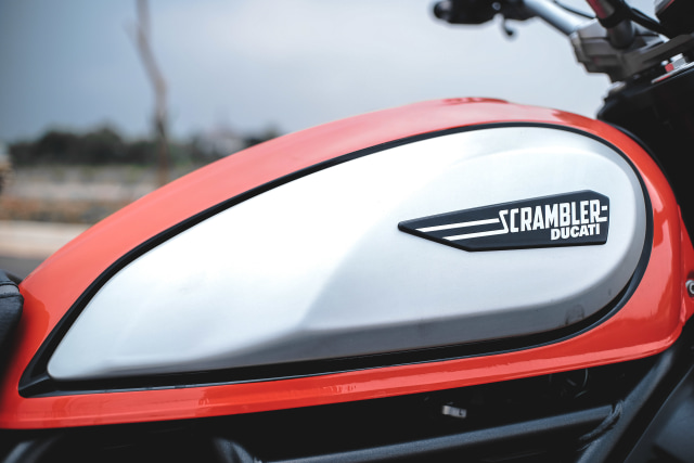 Desain tangki model baru Ducati Scrambler Icon 2019. Foto: Bangkit Jaya Putra/kumparan