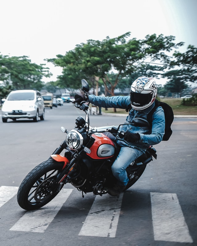Ducati Scrambler Icon 2019 Foto: Bangkit Jaya Putra/kumparan