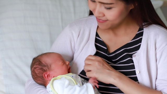 Ilustrasi ibu dan bayi baru lahir Foto: Shutterstock