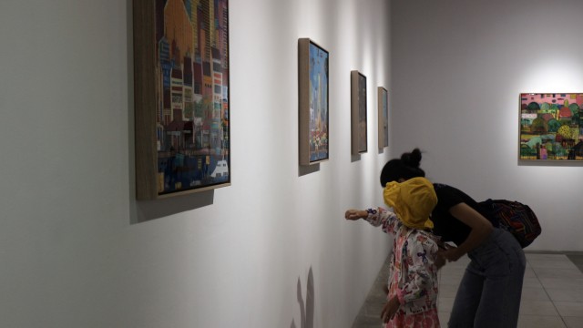 Pameran lukisan Francesco Lietti di Taipa House, Macao