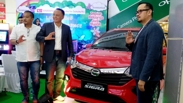 PT. Astra Internasional Daihatsu Padang memperkenalkan produk barunya, New Daihatsu Sigra di Sumatera Barat (Foto: Irwanda/Langkan.id)