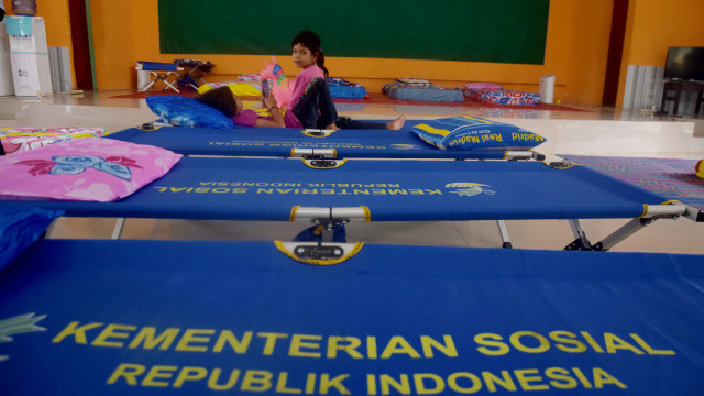 Foto: Menderita ISPA Akibat Karhutla (1029705)
