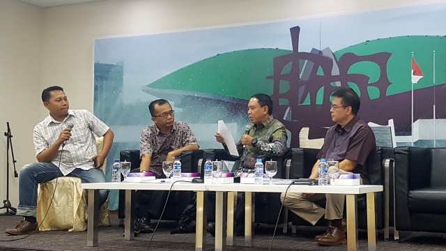 Konferensi pers Bappenas terkait kesiapan pemindahan ibu kota baru ke Kalimantan Timur, di gedung DPR RI, Jakarta, Kamis (19/9). Foto: Efira Tamara/kumparan