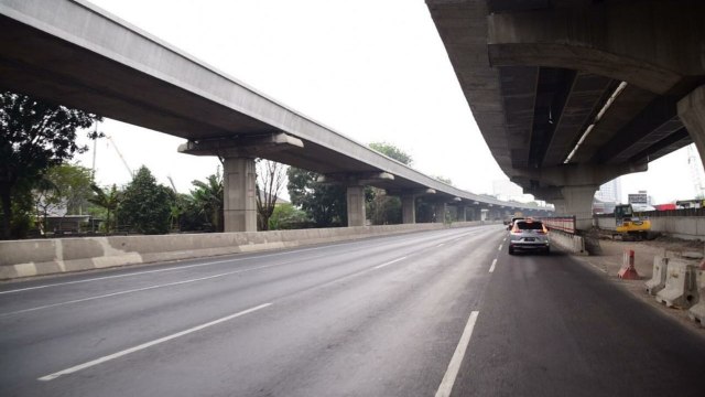 Jalan tol layang Jakarta-Cikampek siap dioperasikan pada November 2019. Foto: Dok. Kementerian PUPR