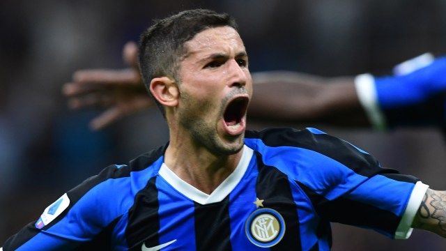 Stefano Sensi, pemain Inter terbaik di awal musim 2019/20. Foto: AFP/Miguel Medina