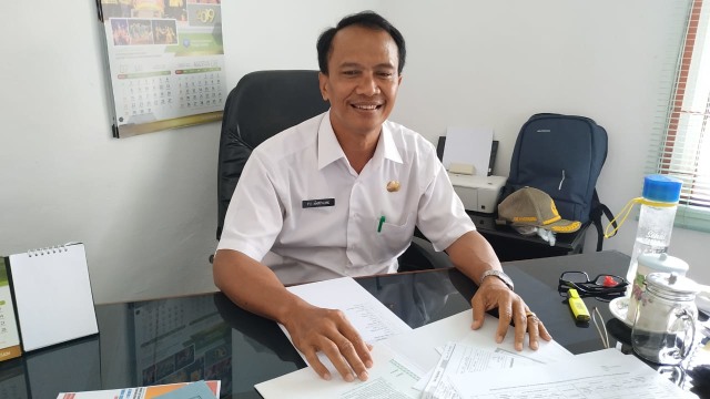 Plt Kepala Inspektorat Bangka Selatan, Marpaung. (MD4/Babelhits)