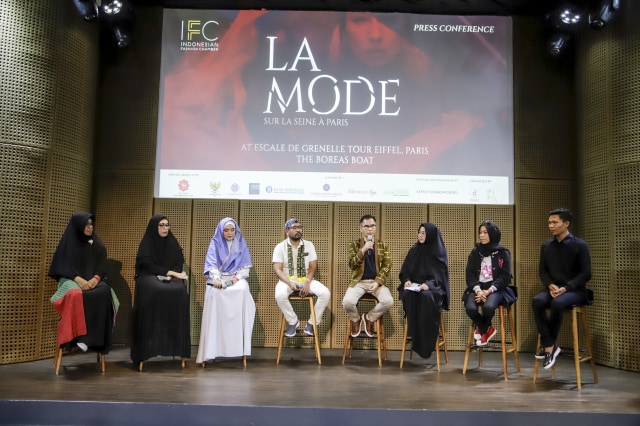 Konferensi pers fashion show  'La Mode Sur La Seine à Paris' Foto: Indonesian Fashion Chamber