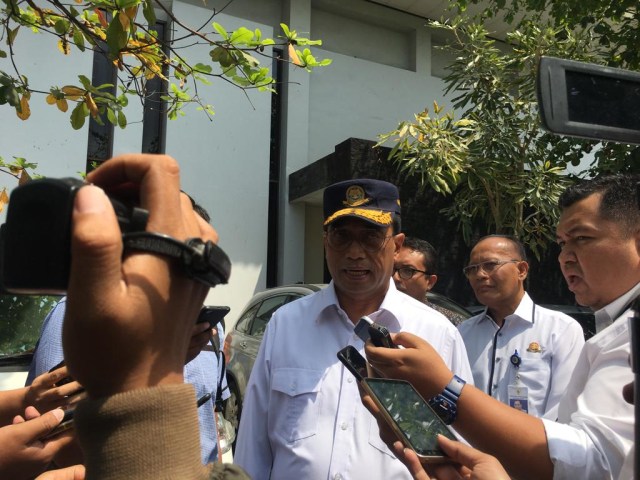 Menteri Perhubungan, Budi Karya Sumadi, di Yogyakarta, Sabtu (21/9/2019). Foto: erl.